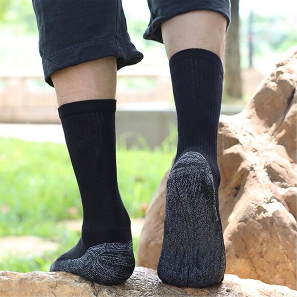 20 Pairs Crew Athletic Socks for Men Moisture Wicking Cushion Crew Socks for Spo - Picture 3 of 5